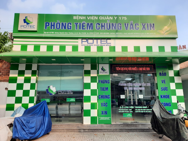 Phòng tiêm chủng Potec 60 – Bệnh viện 175, 786 Nguyễn Kiệm, Phường 3, Gò Vấp, Thành phố Hồ Chí Minh, Việt Nam