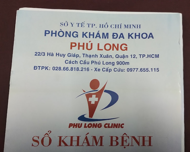 Phòng Khám Đa Khoa Phú Long, 23 Hà Huy Giáp, Thạnh Lộc, Quận 12, Thành phố Hồ Chí Minh, Việt Nam